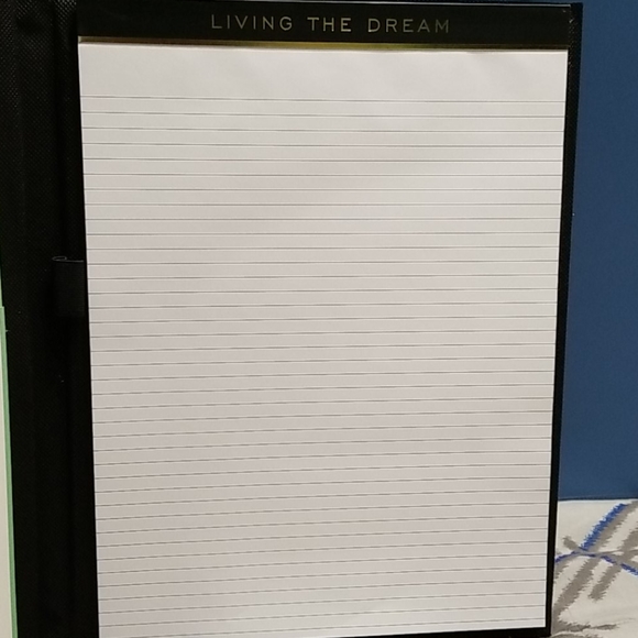 New Black Markings Padfolio with pad - Picture 7 of 9